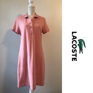 LACOSTE // Blush Polo Dress